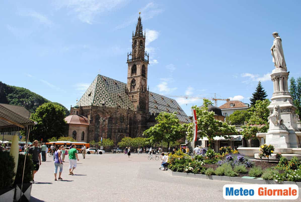 Meteo BOLZANO – BOZEN: giornate calde e qualche temporale