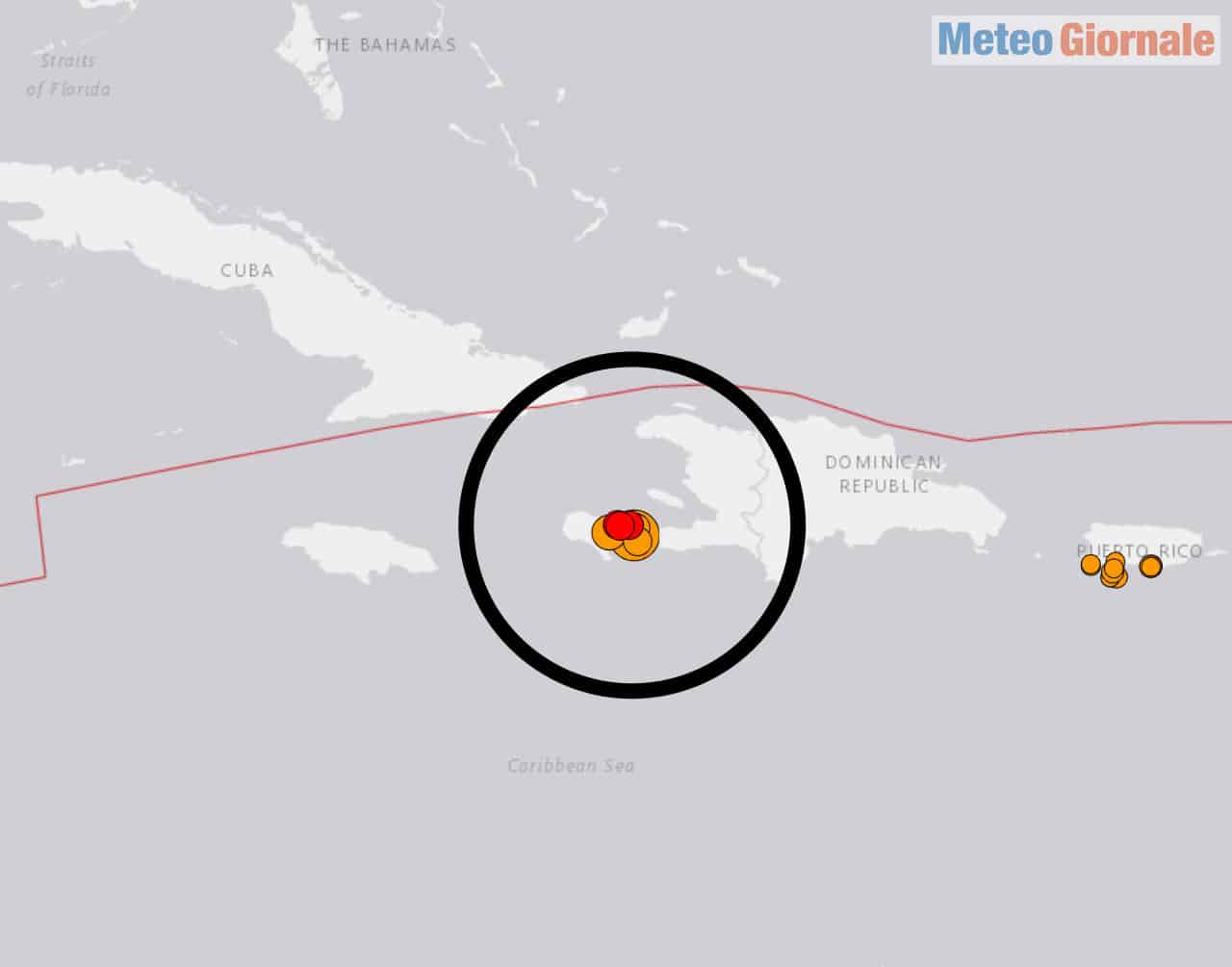 MOLTE VITTIME. Nuovo Terremoto ad Haiti, magnitudo di 7.2. Video onda anomala