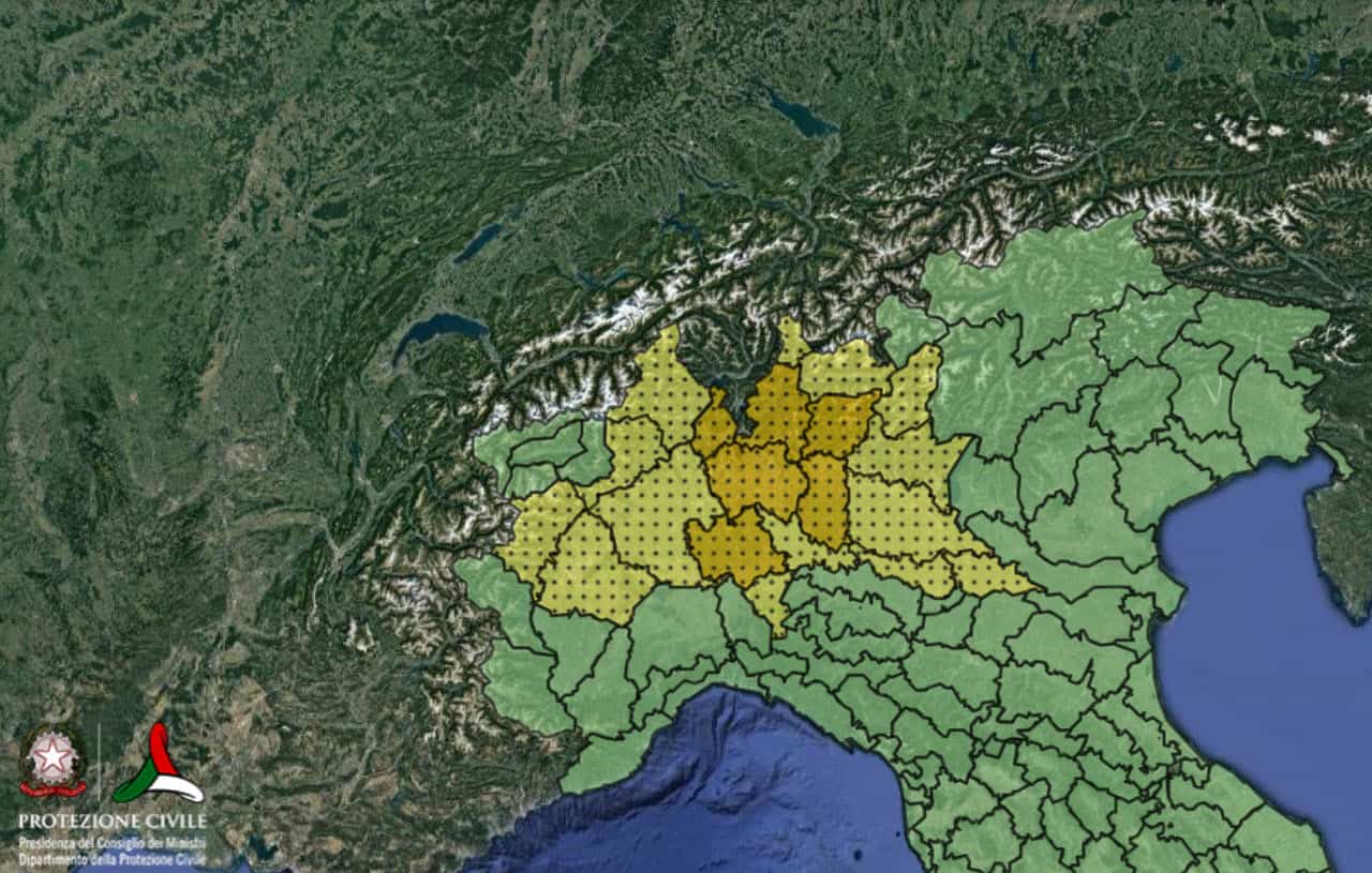 allerta meteo per il 18 09 2021 protezione civile 1