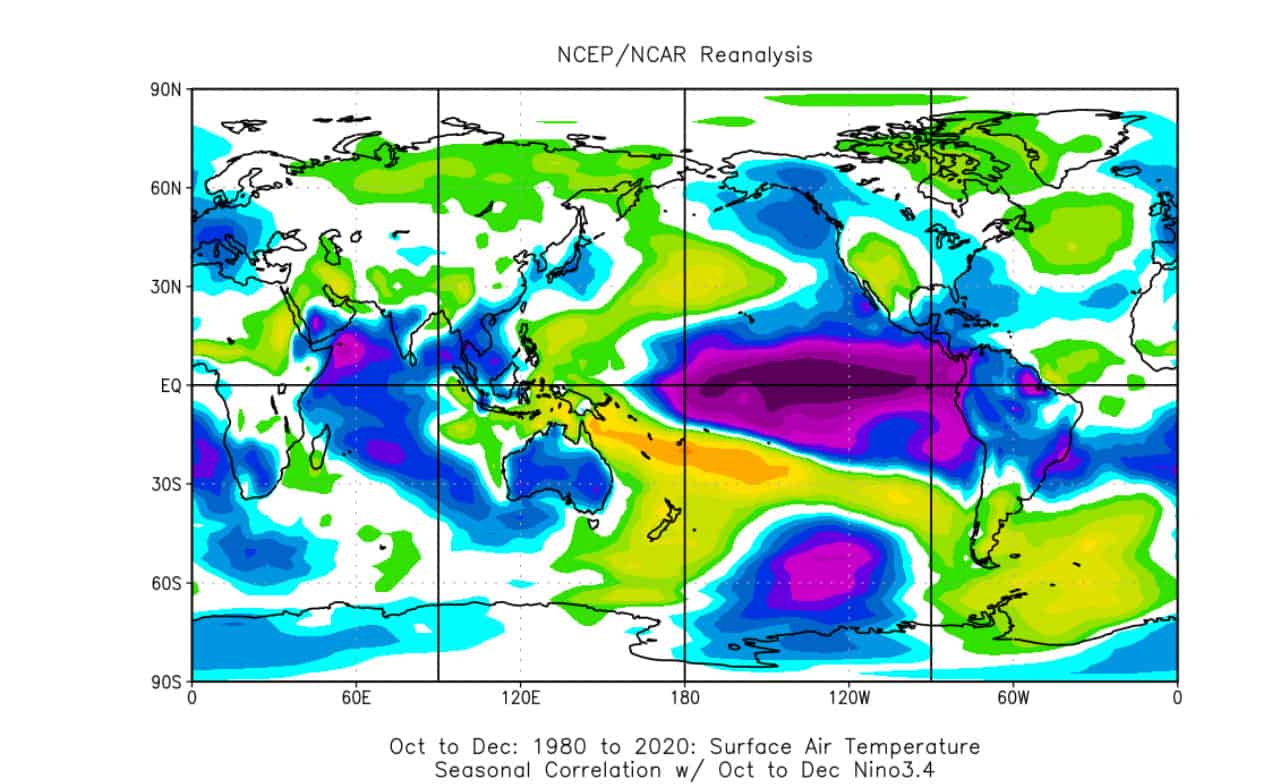 Proiezioni meteo d’Autunno: effetti POTENTI della NINA