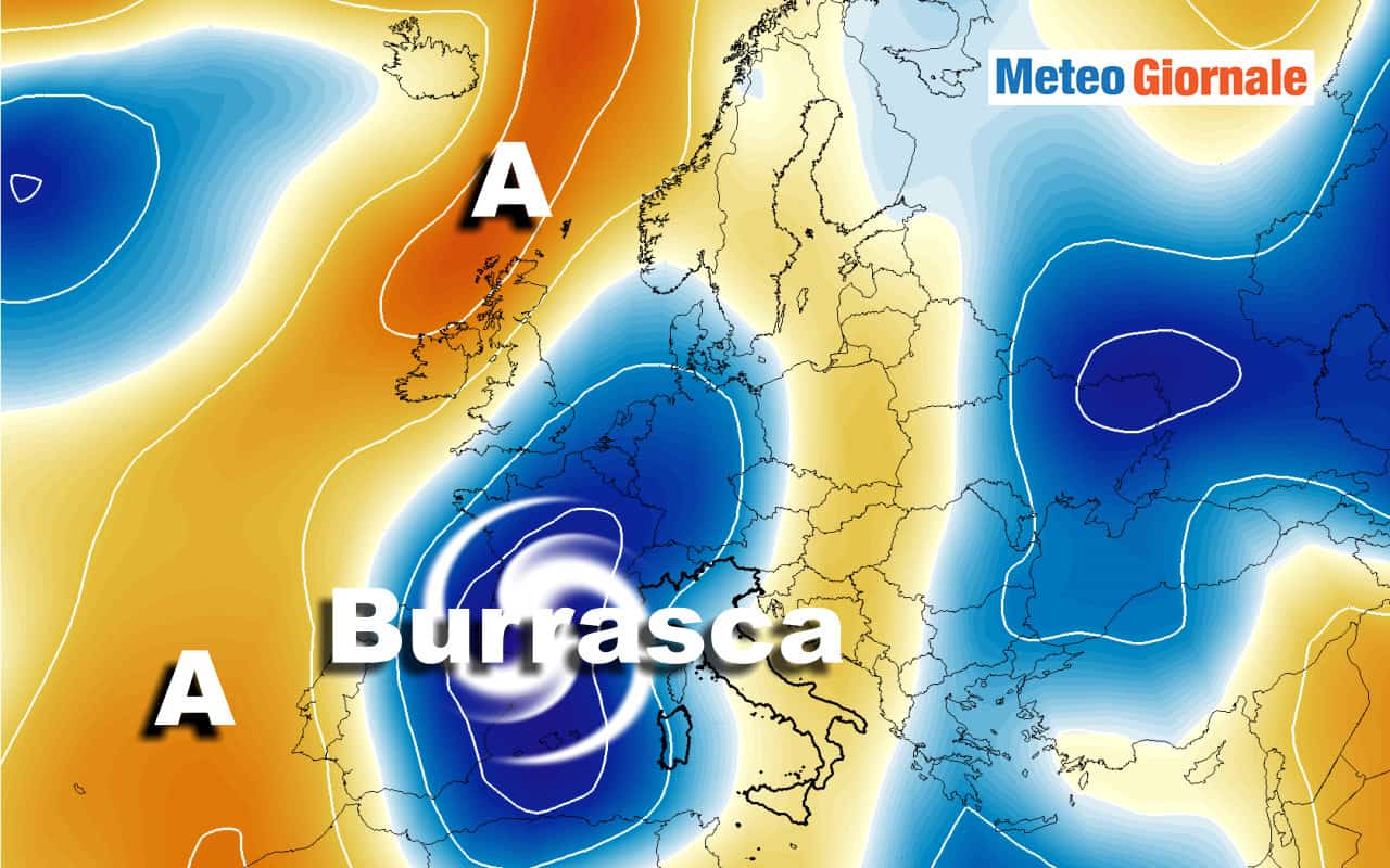 Rischio BURRASCA autunnale, meteo estremo a inizio ottobre