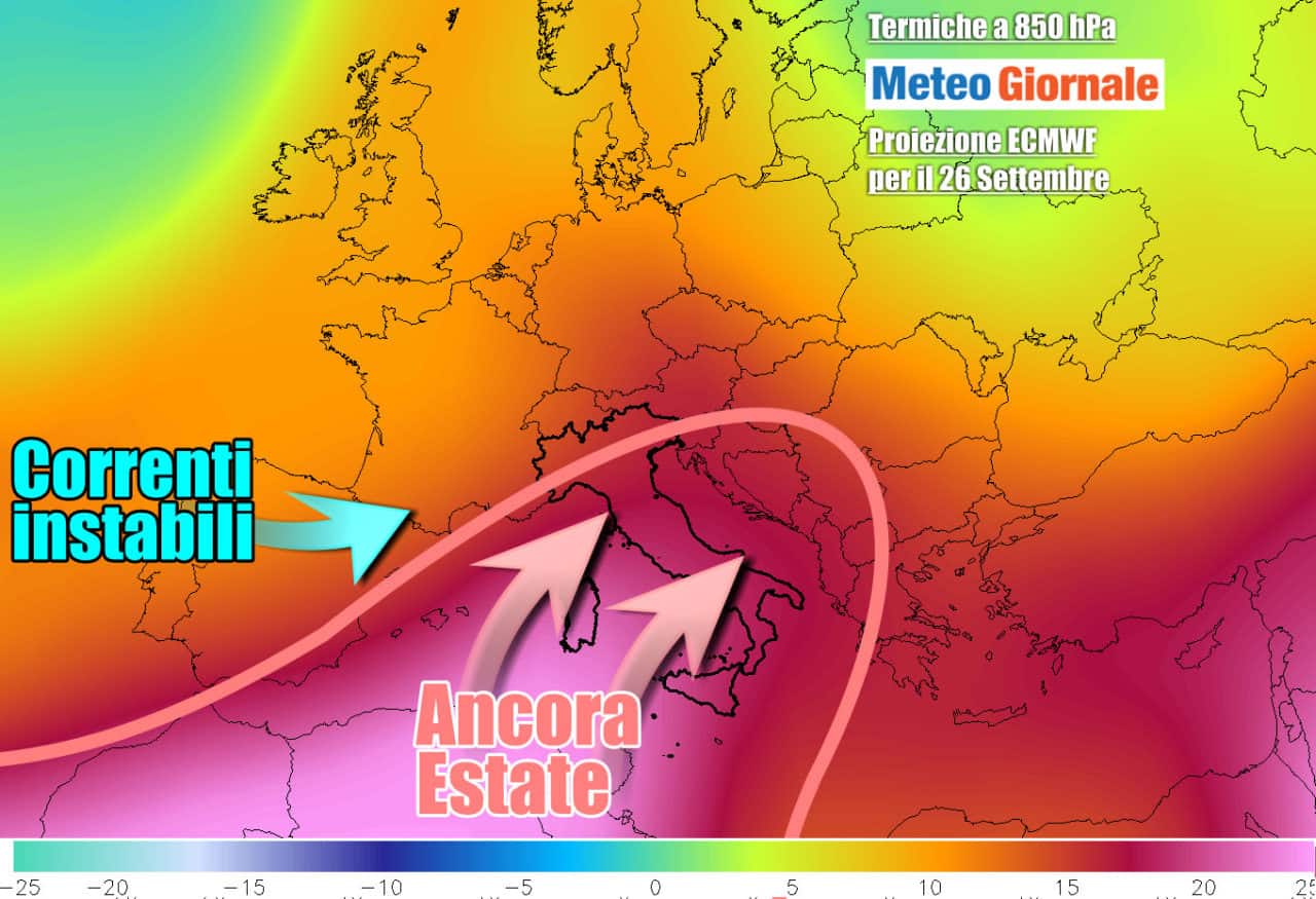 Eccezionale fiammata africana. METEO con CALDO come in piena Estate