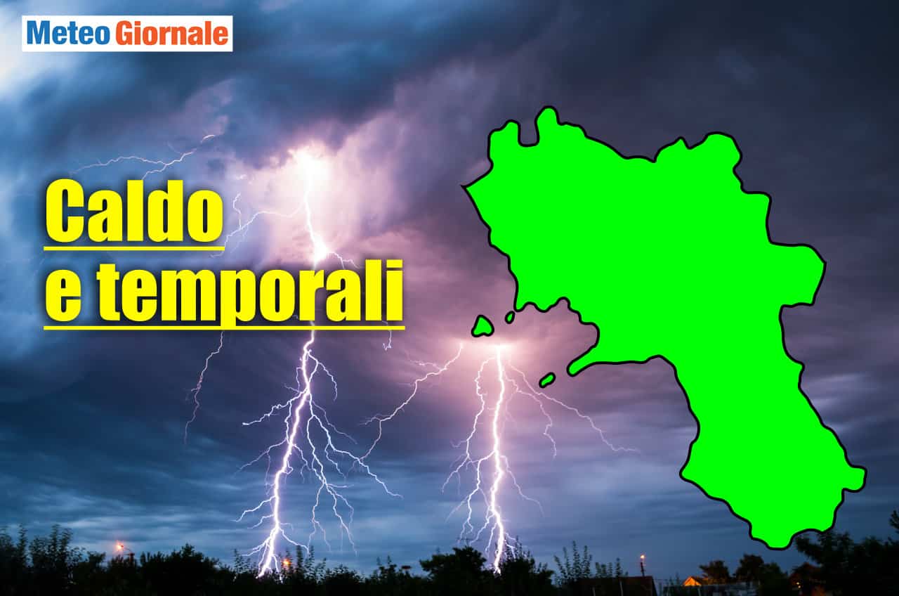 Meteo Campania, forti temporali. Possibili nubifragi nei prossimi giorni