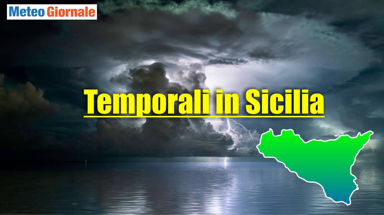 Meteo Sicilia, ulteriori temporali e nubifragi. Nuovo peggioramento