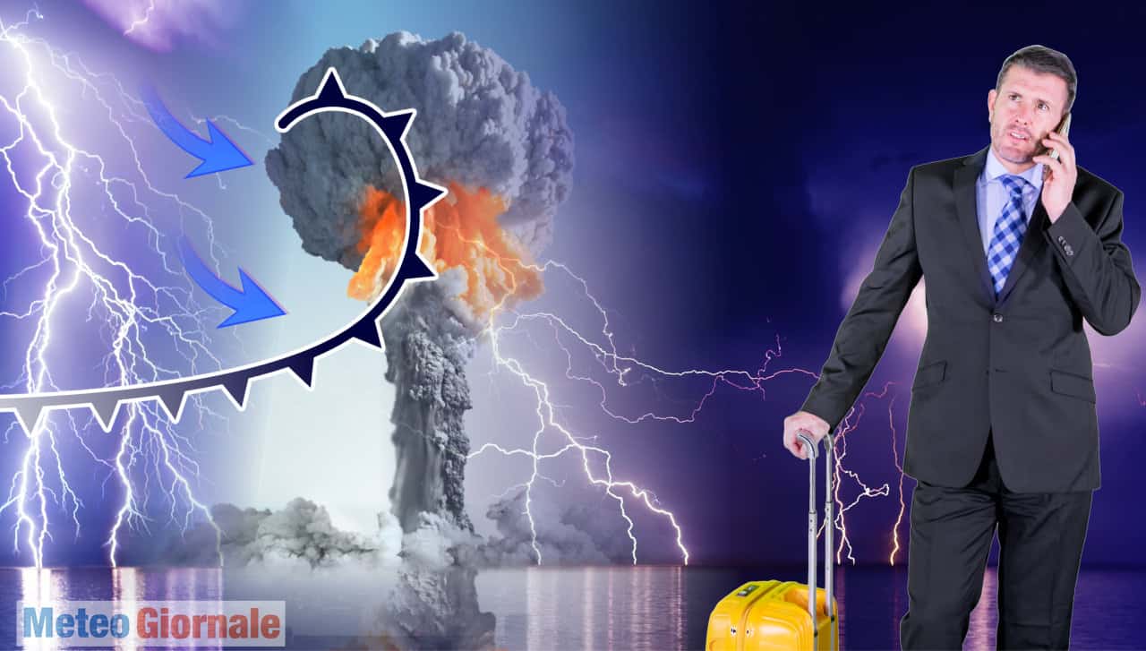Meteo con eccessiva ondata di caldo seguita da aria fredda