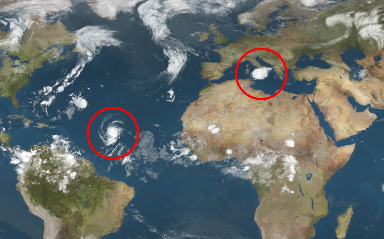 DIRETTA METEO: Tropical Storm tra Sicilia e Calabria