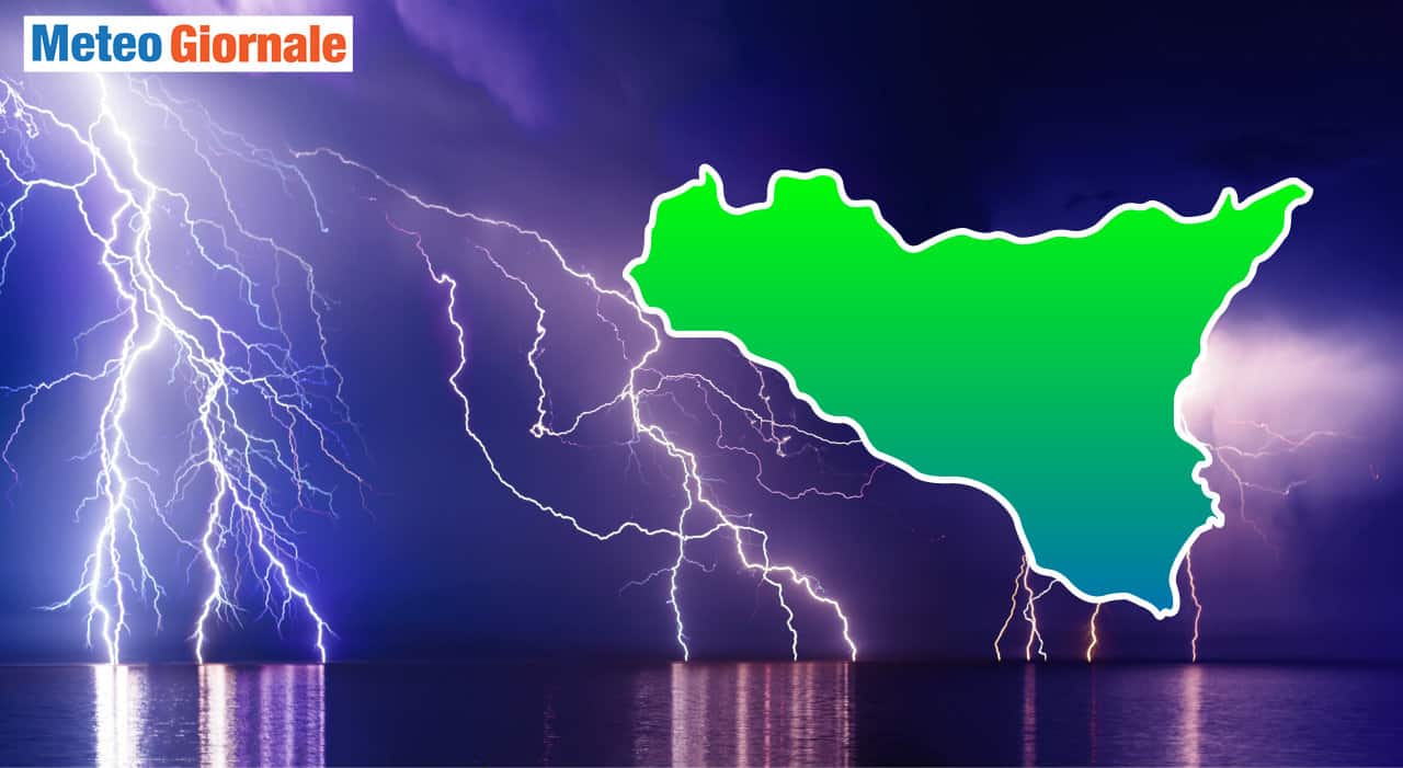 Meteo Sicilia, bersaglio di temporali tropicali