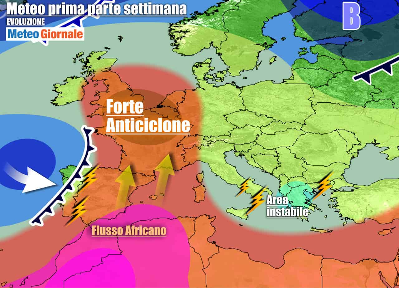 Meteo 7 giorni: arriva l’ANTICICLONE dal sapore estivo. Ma AUTUNNO incombe