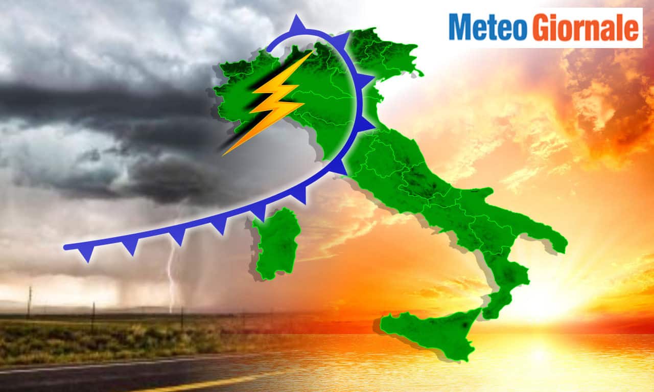 Imminente meteo verso peggioramento intenso su molte regioni d’Italia