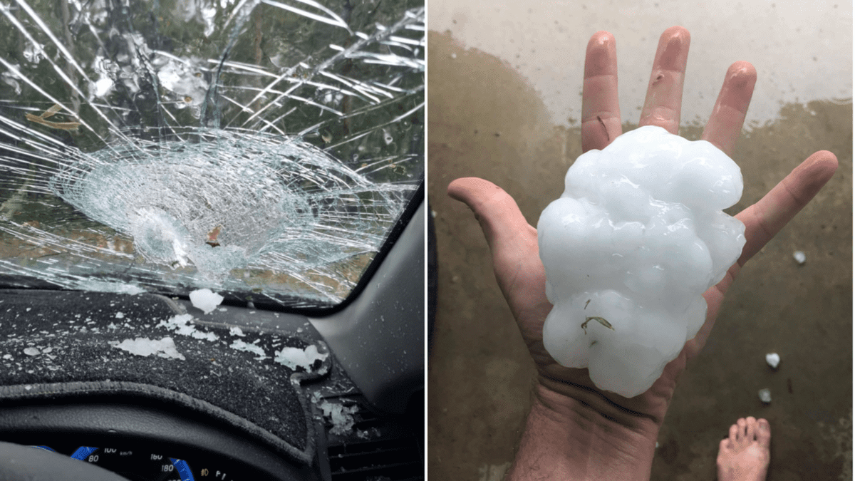 Australia, meteo pazzo, bombe di grandine grosse 15 cm di diametro