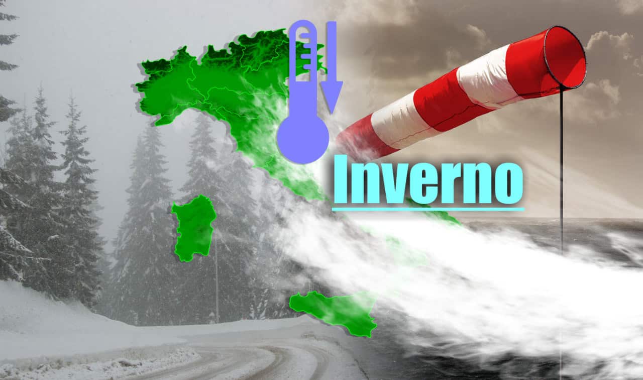 METEO, impulso polare: BURRASCA invernale con FREDDO e NEVE