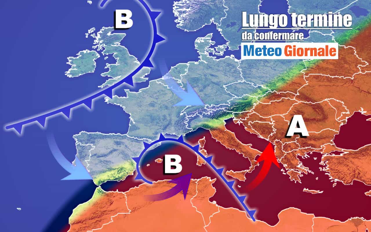METEO Italia al 6 Novembre, forti DEPRESSIONI verso l’Italia