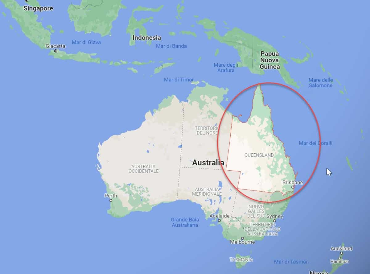mappa australia