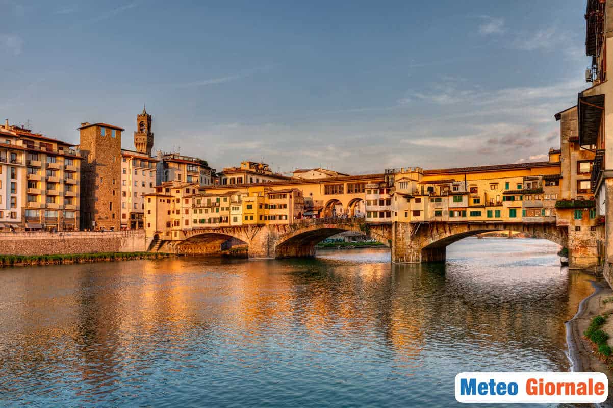 Meteo Firenze con bel tempo, ma prossima settimana rischio temporali