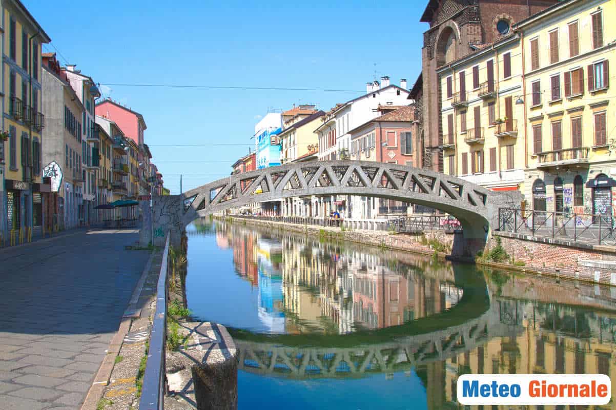 A Milano meteo soleggiato, fresco al mattino. Peggioramento in settimana prossima