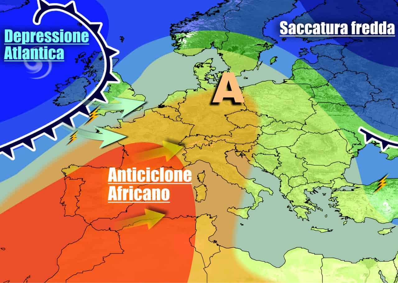 Meteo 7 Giorni. Breve SUSSULTO ANTICICLONE, poi brusco CAMBIAMENTO