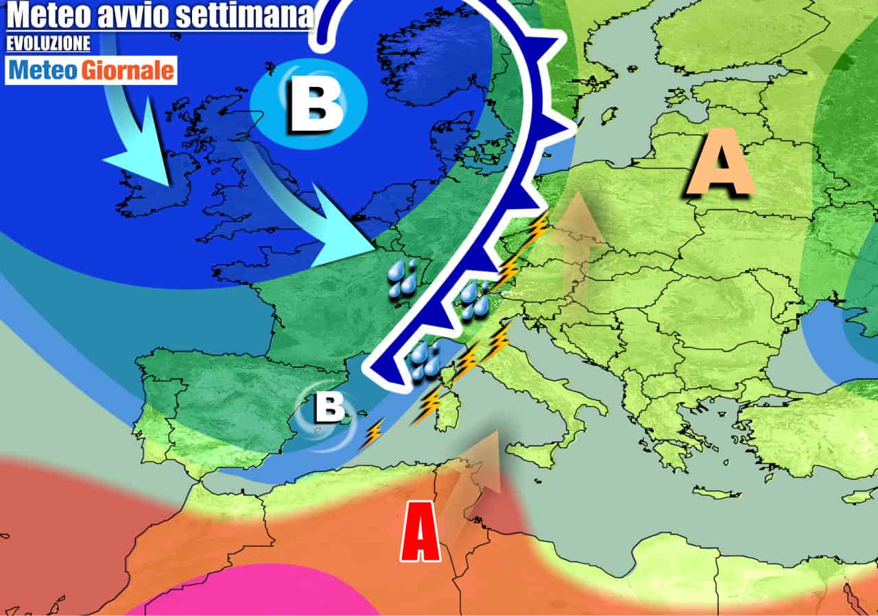 Meteo 7 Giorni: si avvicina il MALTEMPO per una FORTE PERTURBAZIONE