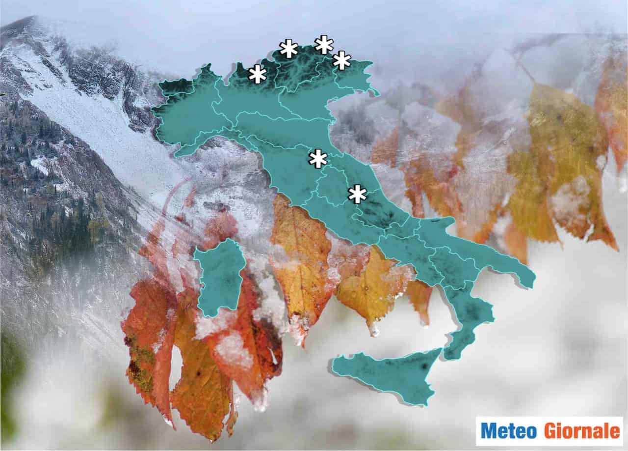 METEO dal caldo al freddo, in arrivo persino la NEVE su Alpi e Appennino