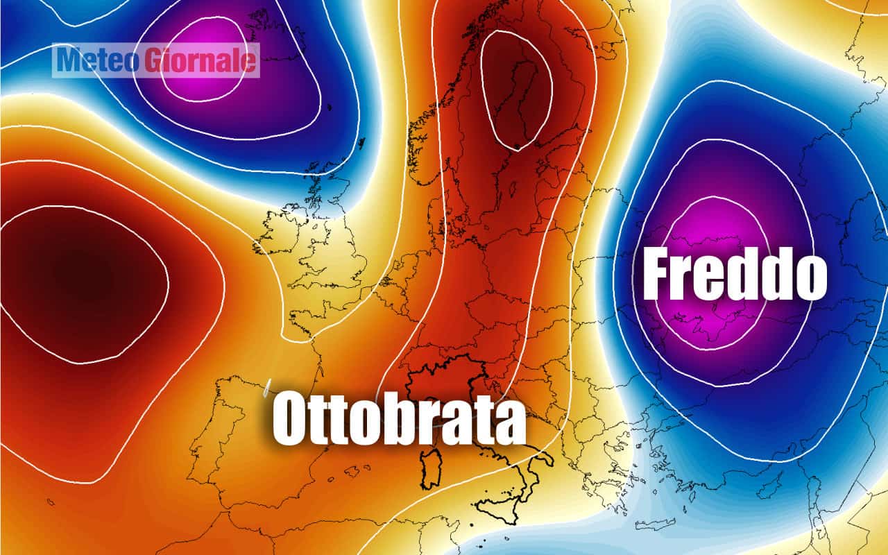OTTOBRATA: il rischio del CALDO anomalo nel meteo di fine OTTOBRE