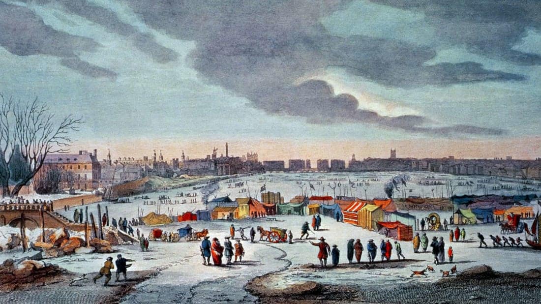 piccola era glaciale paesaggi gelati