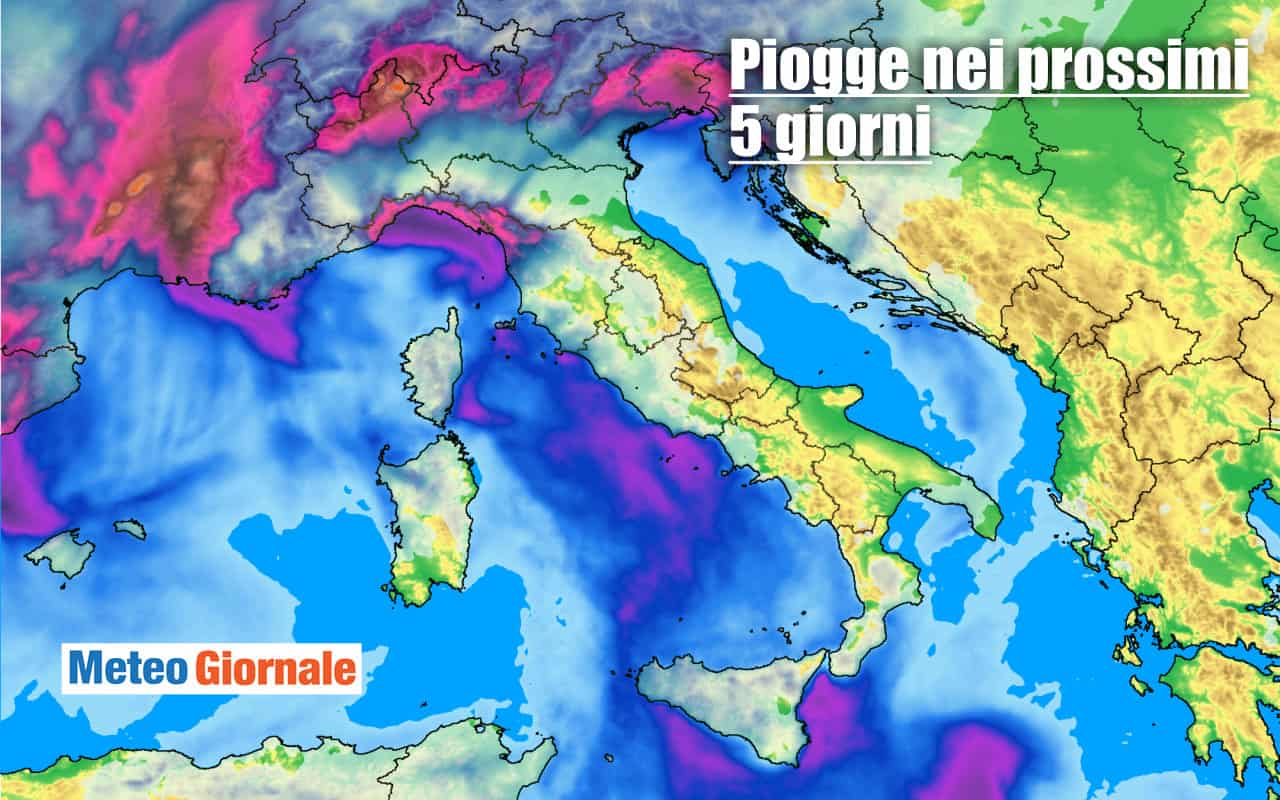 PESSIMO inizio settimana in Italia: meteo con NUBIFRAGI in arrivo