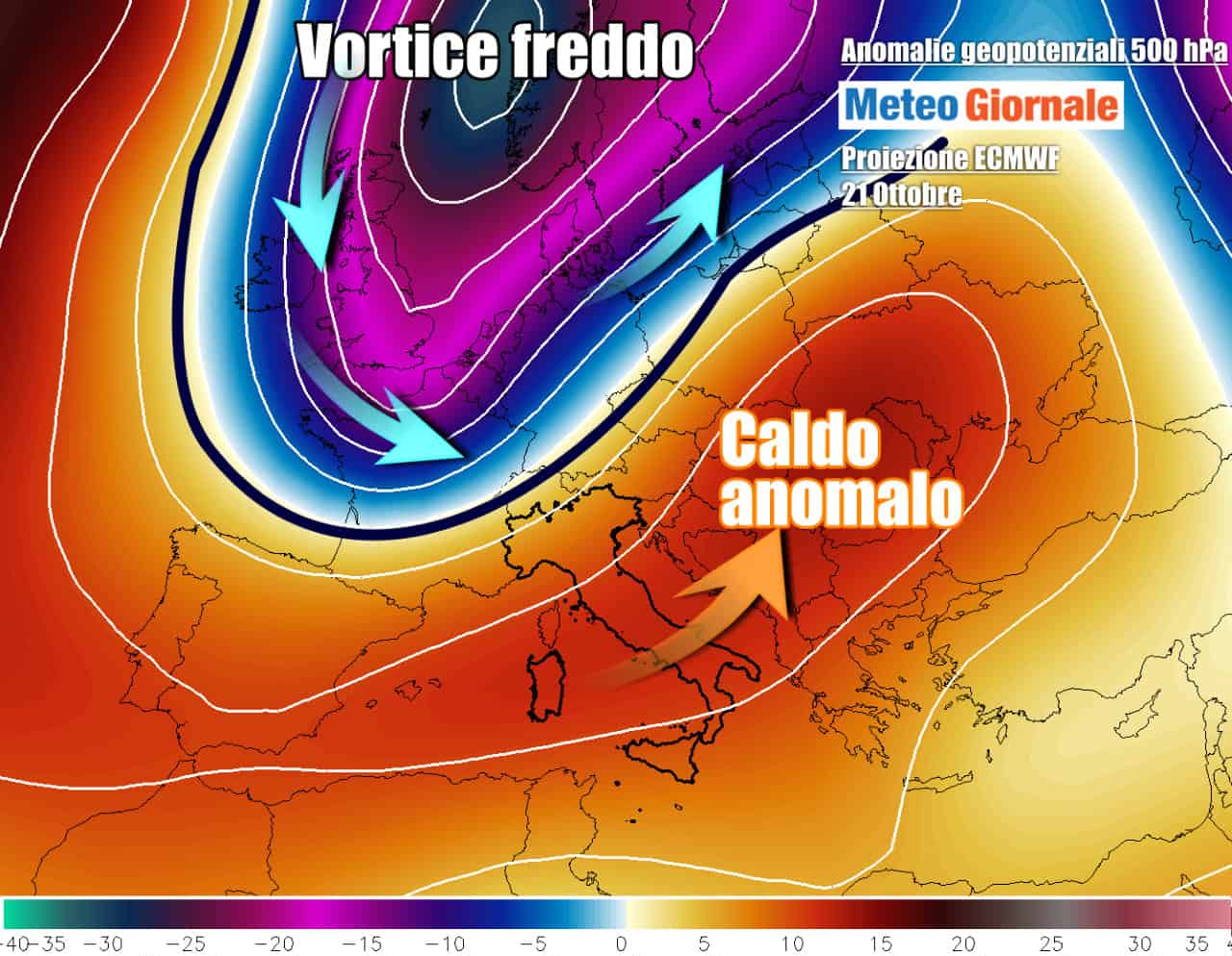 Meteo: CICLONE dall’Oceano spazza l’Europa, Italia presa solo in parte