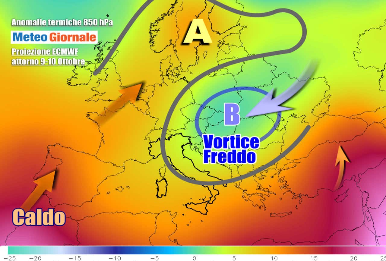 METEO weekend, nulla da fare. Nuovo assalto freddo da pieno autunno