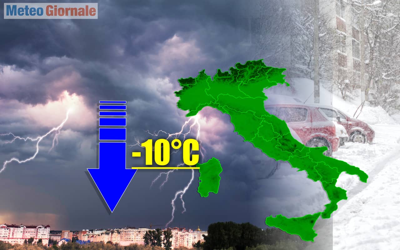 evoluzione meteo crollo termico