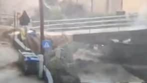 Genova video meteo sabato 13 novembre: esondazione di torrenti dopo nubifragio