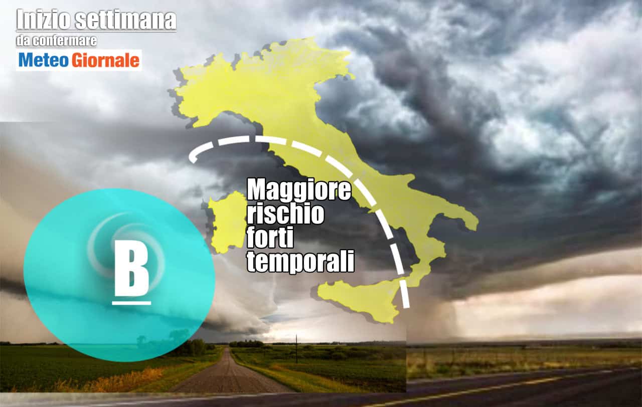 Ciclone mediterraneo persisterà anche la prossima settimana