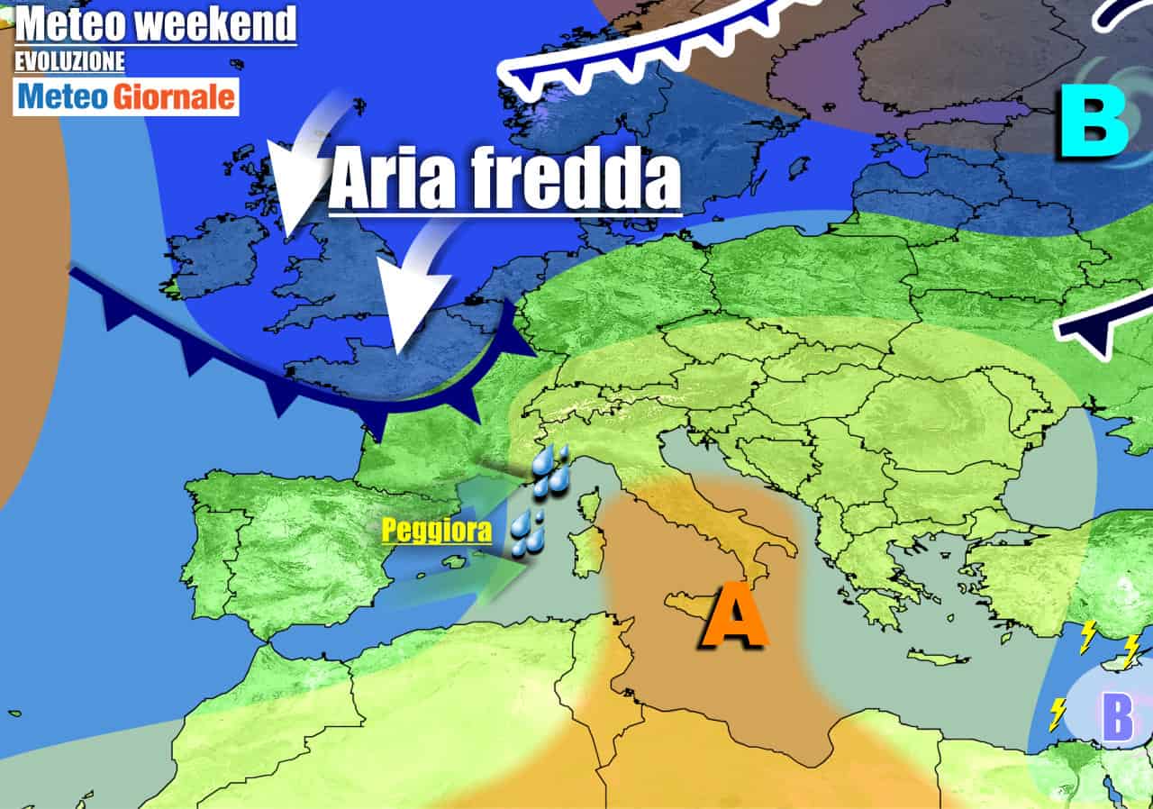 METEO con Grosse novità prossima settimana con MALTEMPO, FREDDO, NEVE
