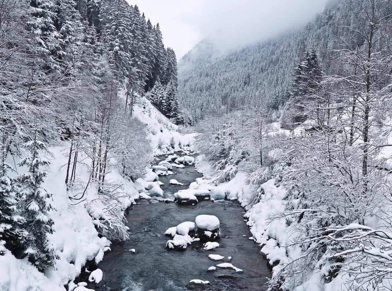 E' inverno sulle Alpi