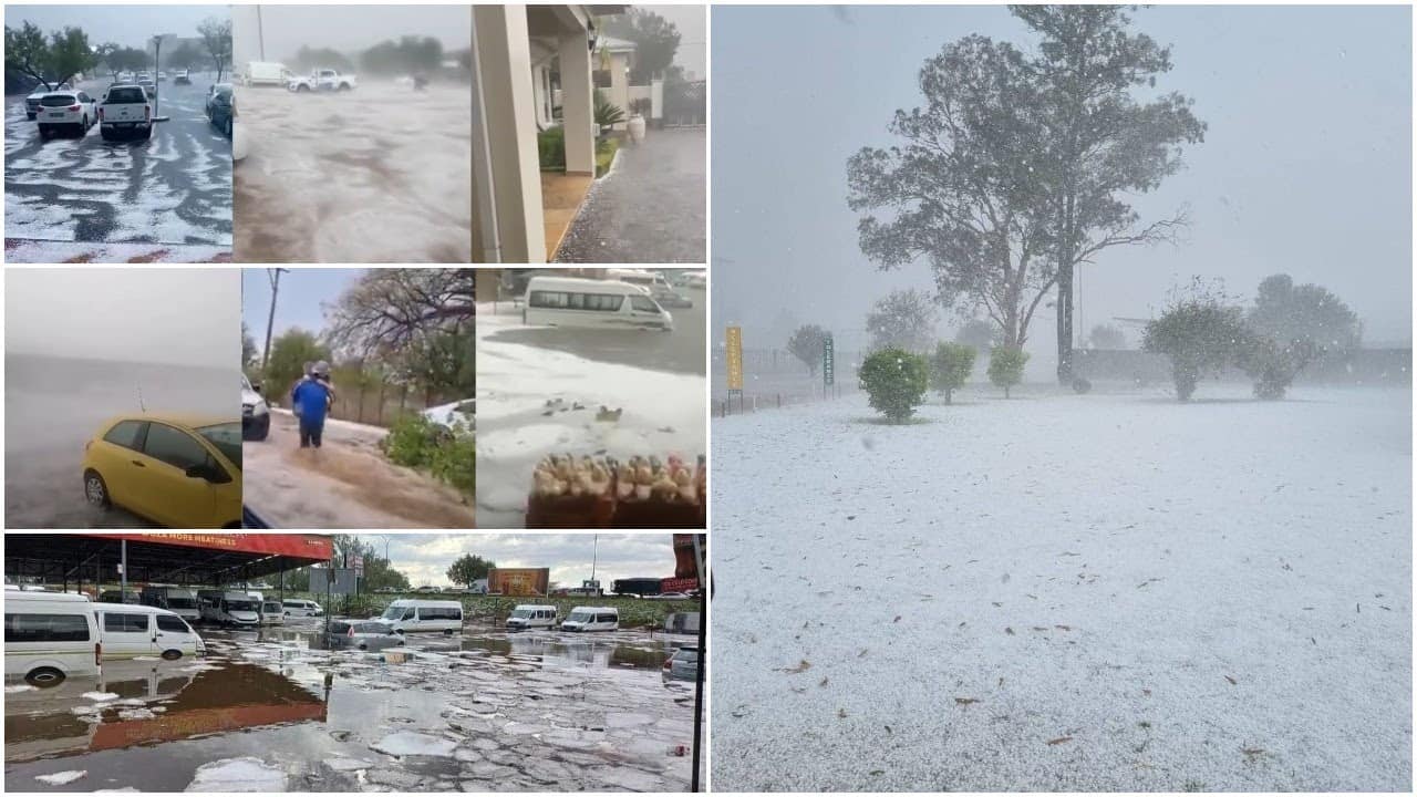 Sud Africa, un disastro. Città sepolta da una grandinata record. Meteo sempre più estremo