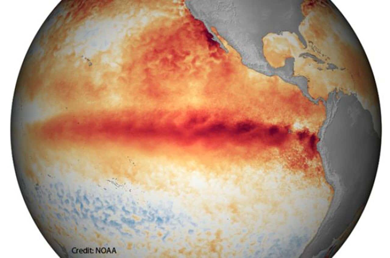 El Niño è il riscaldamento delle acque superficiali dell'Oceano Pacifico 