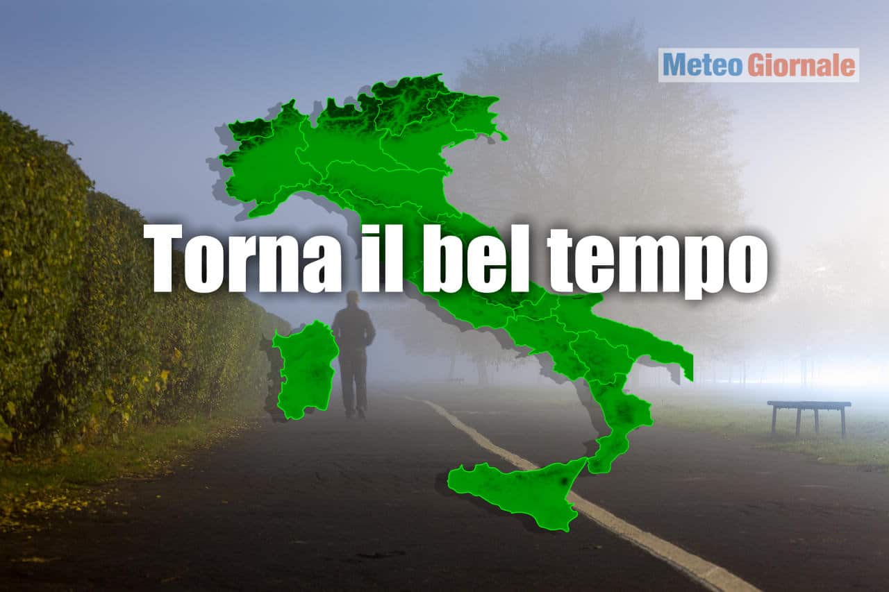 ANTICICLONE verso l’Italia: meteo in miglioramento, ma…