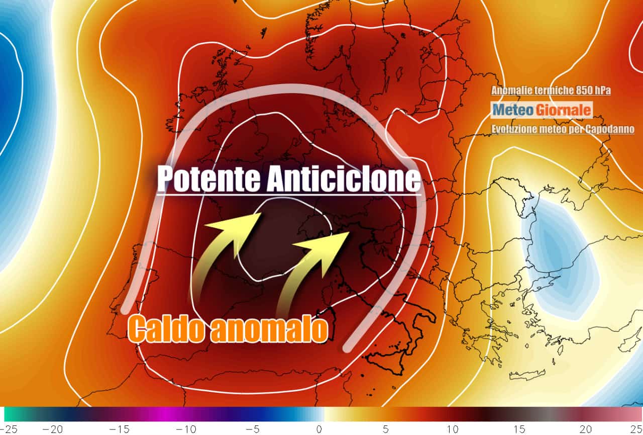 Anticiclone caldo anomalo