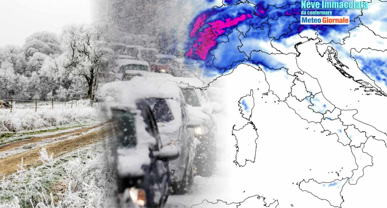 Fase acuta INVERNO. In arrivo FORTI GELATE prima della NEVE in pianura