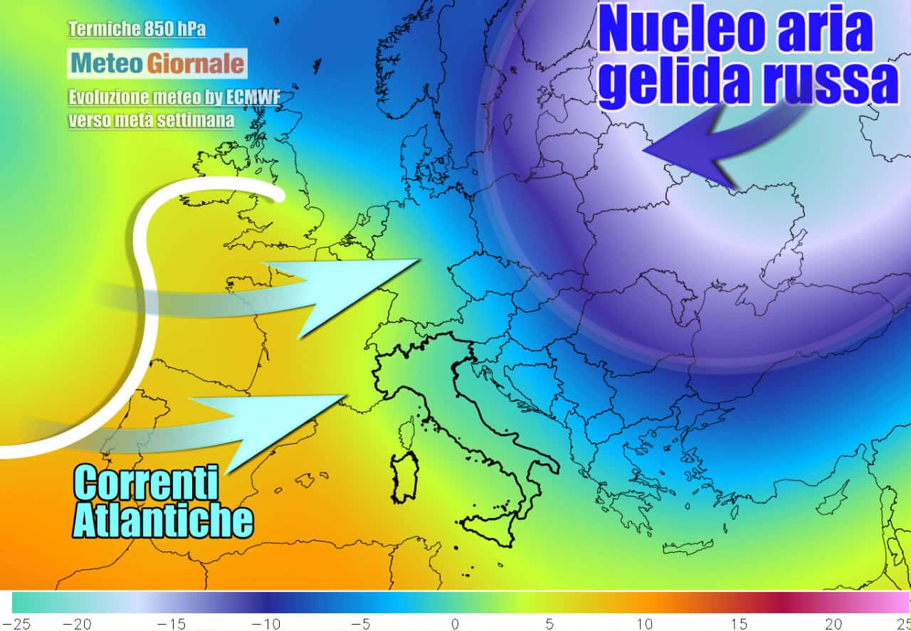 In Italia avrà la meglio una circolazione più mite