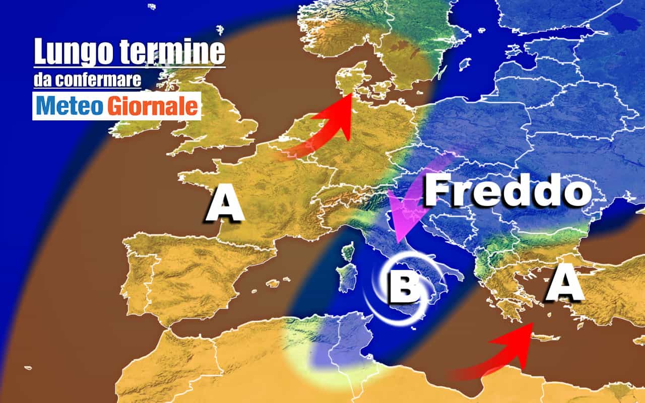 METEO Italia al 23 dicembre, l’ANTICICLONE porterà FREDDO