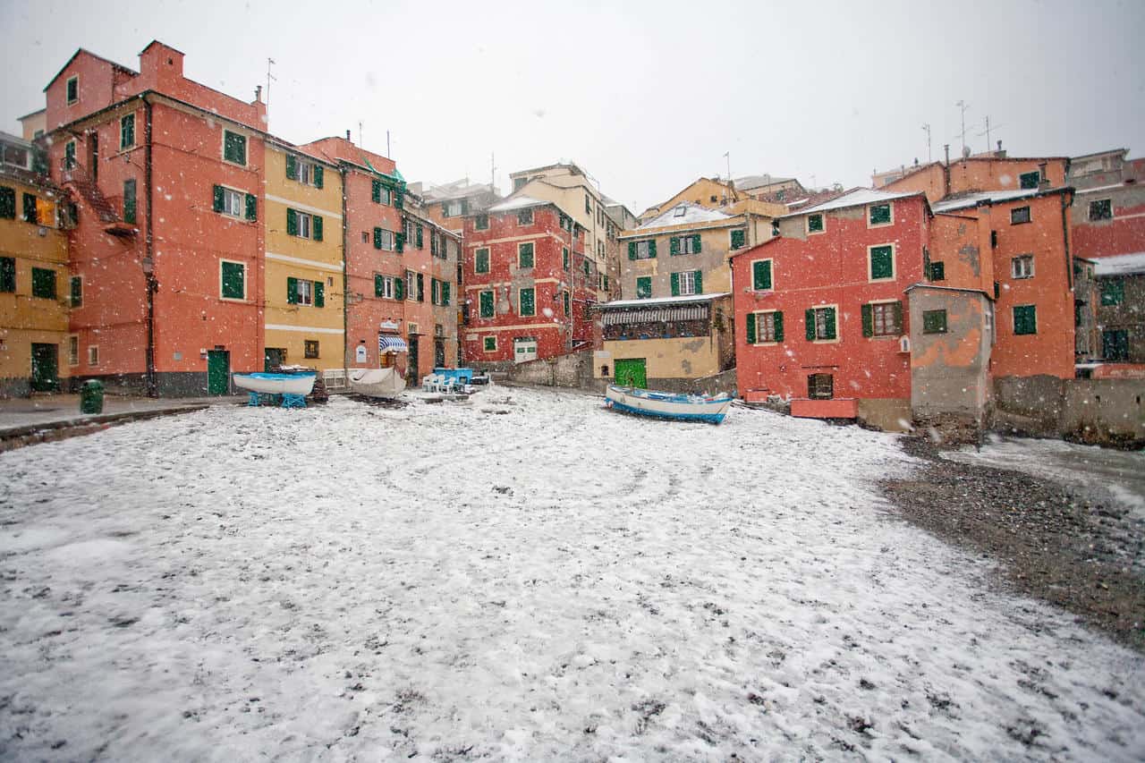 Neve a Genova.