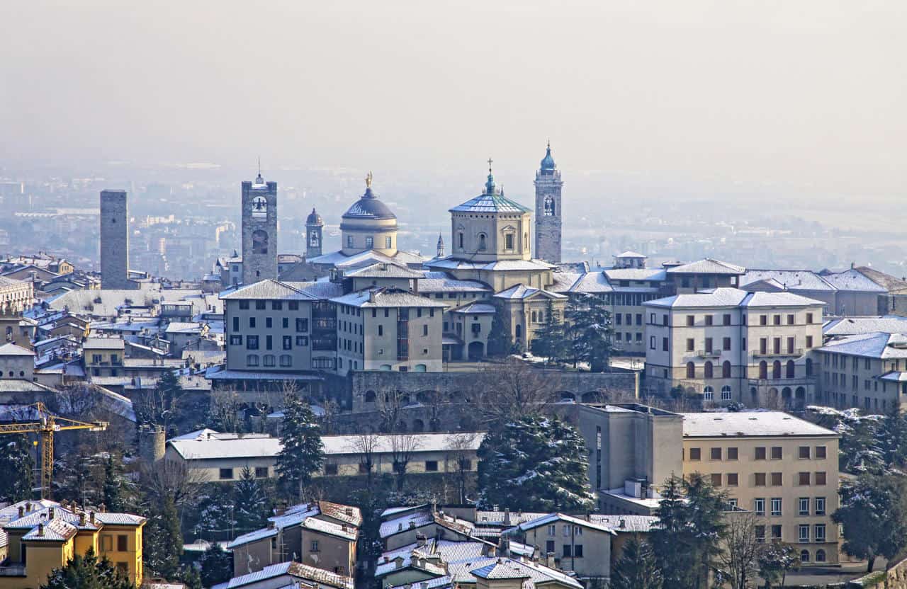 Milano sotto la neve.