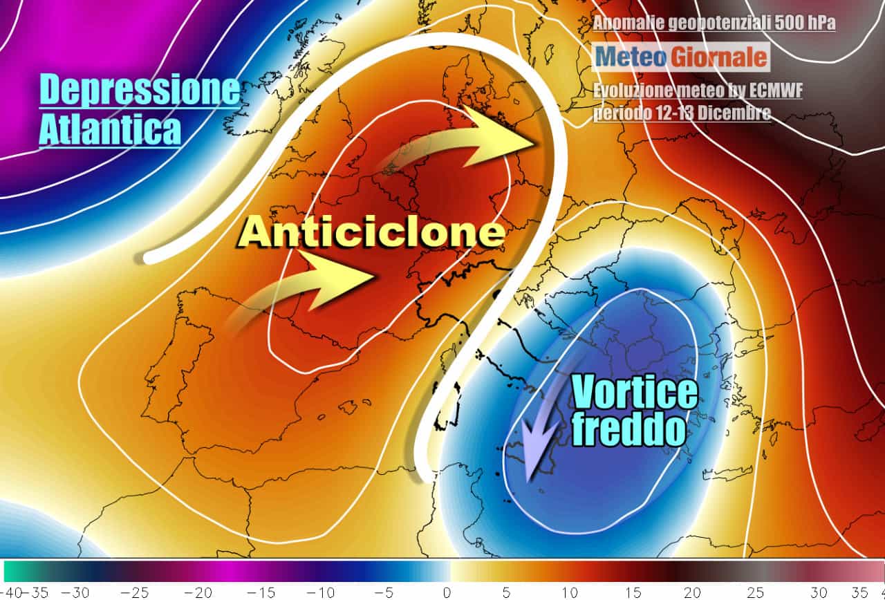 Meteo con CICLONE FREDDO sull’Italia, ma CAMBIA TUTTO ben oltre l’immaginario