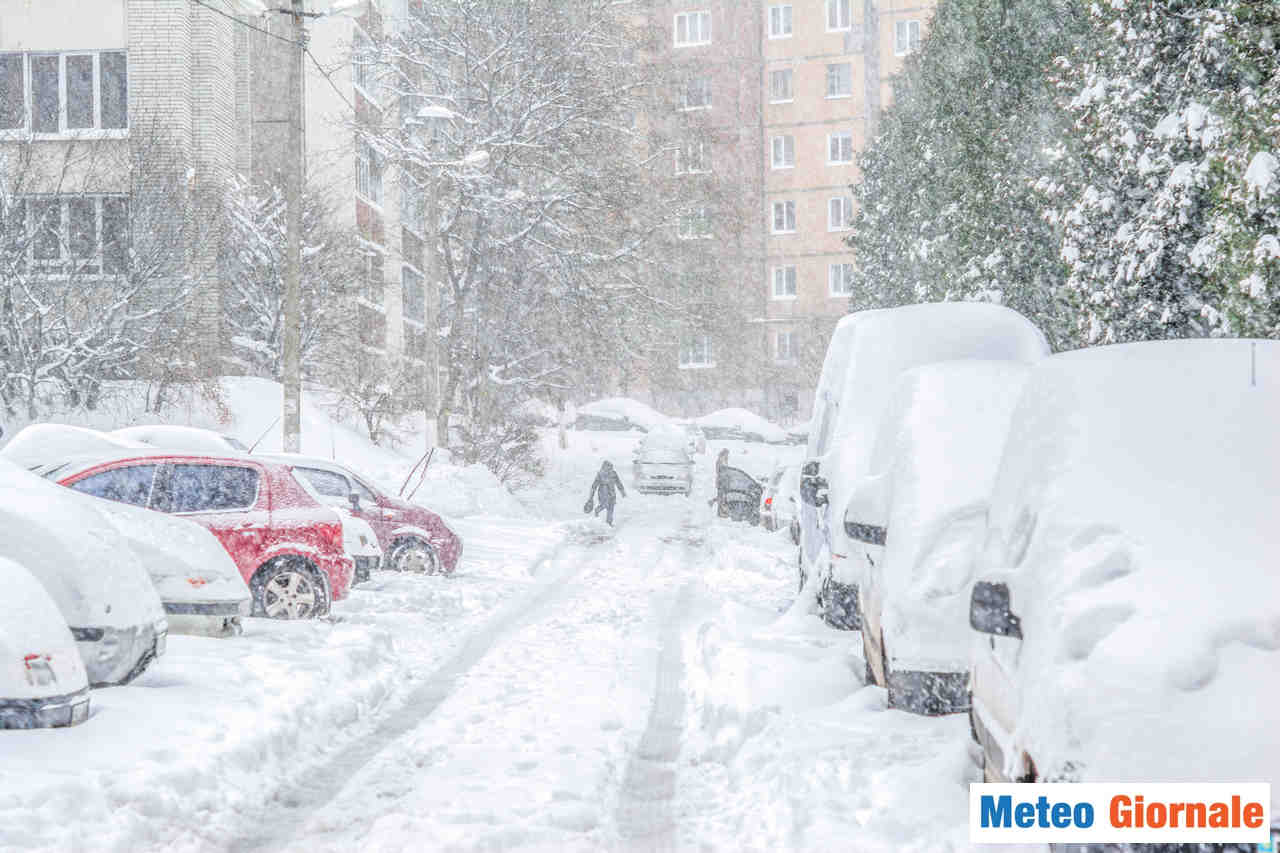 Nevicò molto copiosamente nel gennaio 1985. Immagine solo rappresentativa