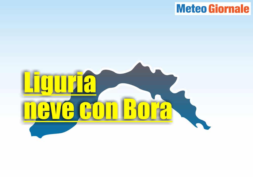 Meteo Liguria, forte maltempo. Nevica quasi in costa