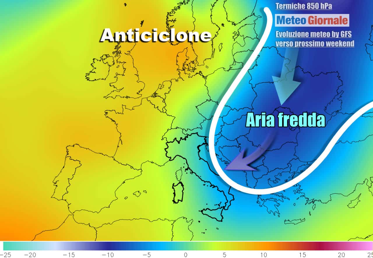 METEO, la PORTA del GELO si apre verso l’Italia. Scenari di Bianco Natale