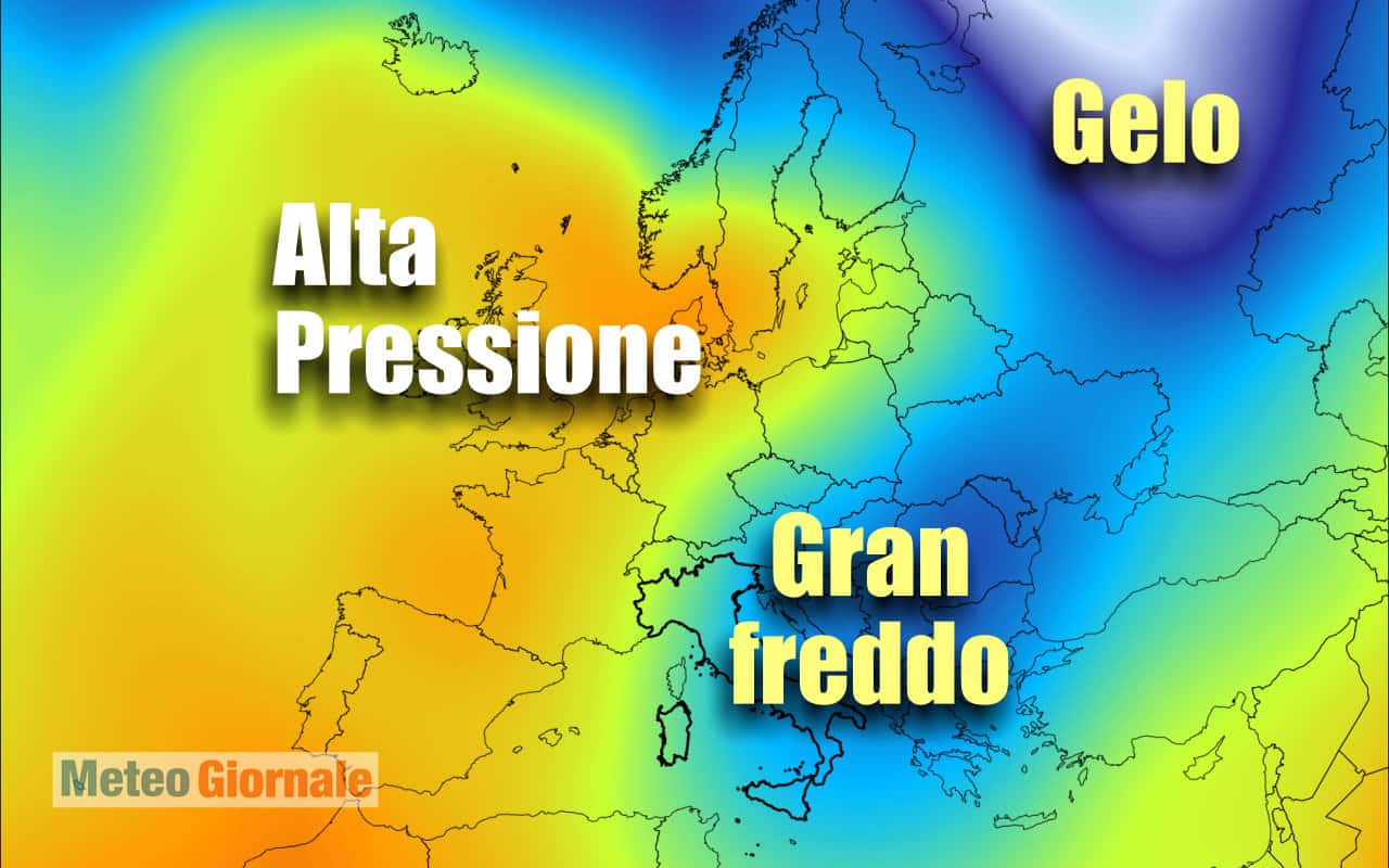 Il meteo del fine settimana: GRAN FREDDO? Sì, ecco dove