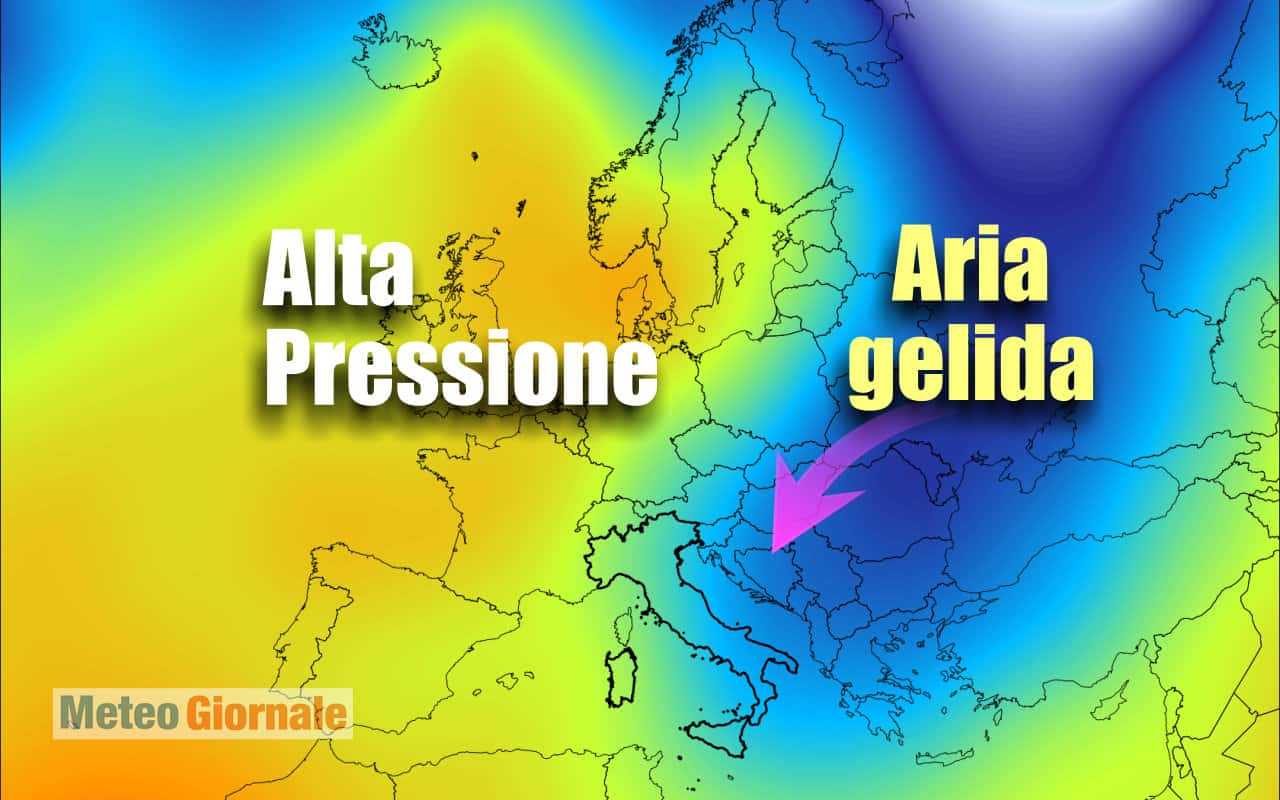 Sconvolgimento meteo nel fine settimana? GELO da est in anticipo, possibile