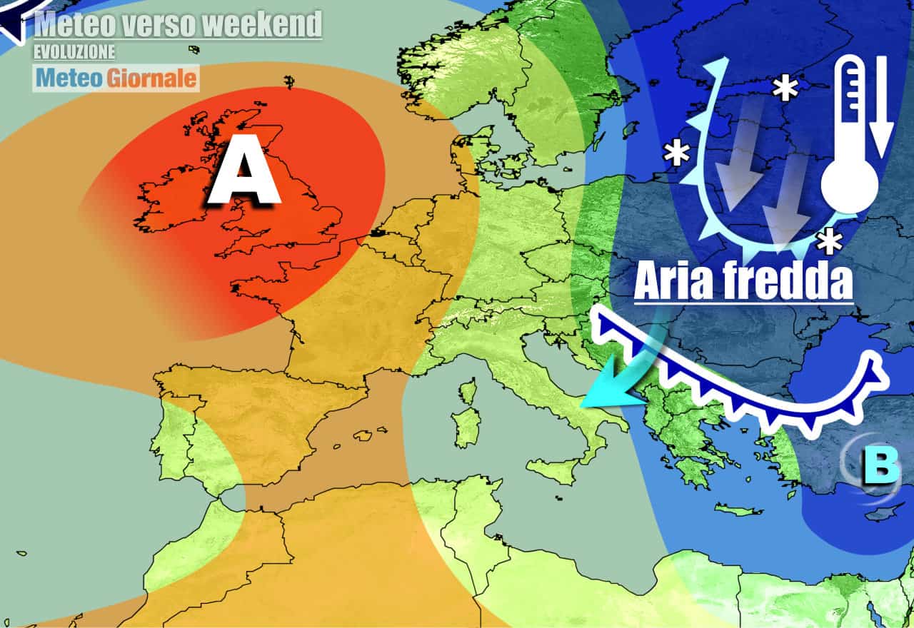 METEO 7 Giorni: SUPER ANTICICLONE per poco, INVERNO pronto a ripartire