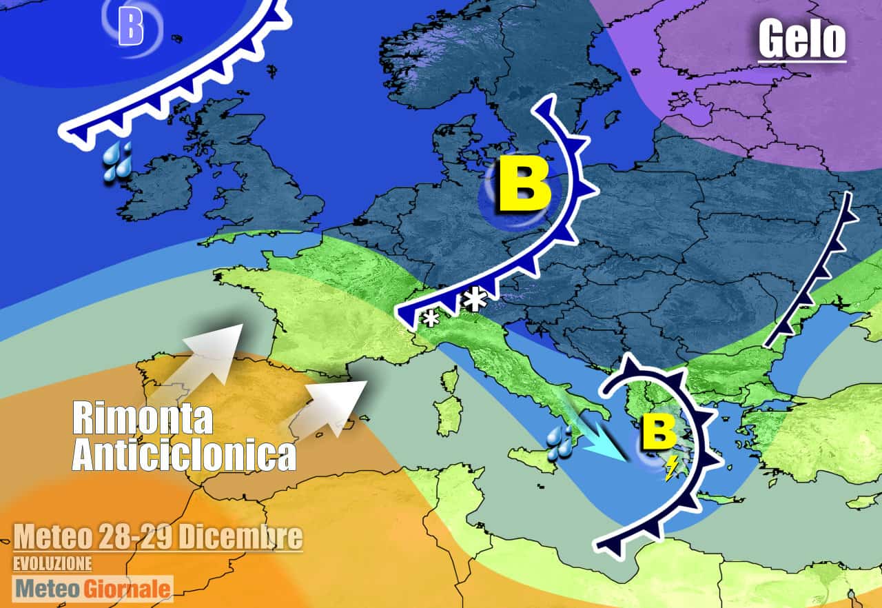 Anticiclone di Capodanno in arrivo