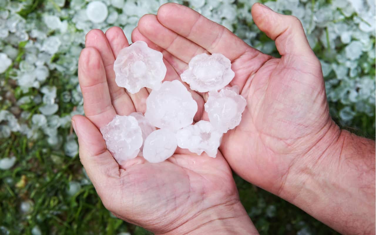 Egitto imbiancato dalla grandine. Video meteo